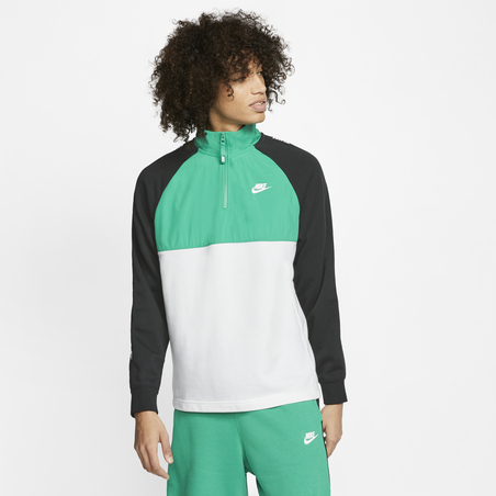 Sweat zippé Nike Sportswear Hybrid vert noir 2020/21