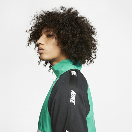 Sweat zippé Nike Sportswear Hybrid vert noir 2020/21