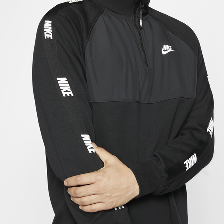 Sweat zippé Nike Sportswear Hybrid noir 2020/21