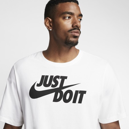 T-shirt Nike Just Do IT blanc noir 2020/21