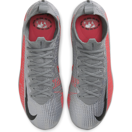 Nike Superfly VII junior Elite FG gris rouge