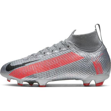 Nike Superfly VII junior Elite FG gris rouge