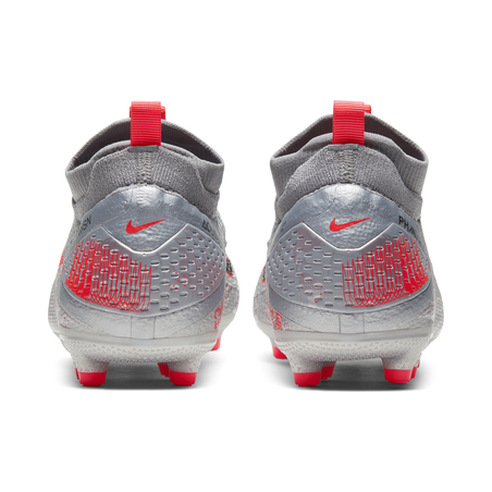 Nike Phantom Vision 2 junior Elite FG/MG gris rouge
