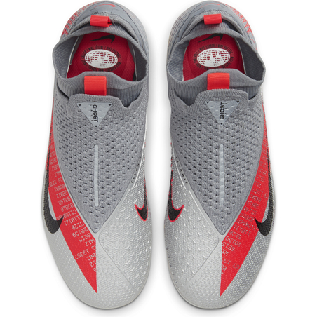 Nike Phantom Vision 2 junior Elite FG/MG gris rouge
