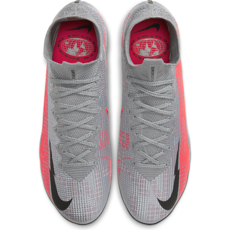 Nike Mercurial Superfly VII Elite FG gris rouge
