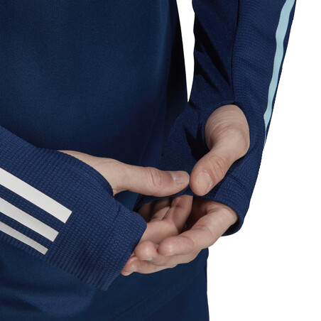 Sweat zippé Ajax Amsterdam bleu 2020/21