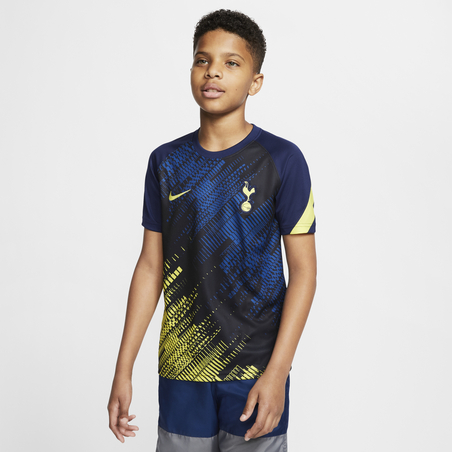 Maillot avant match junior Tottenham graphic bleu 2020/21