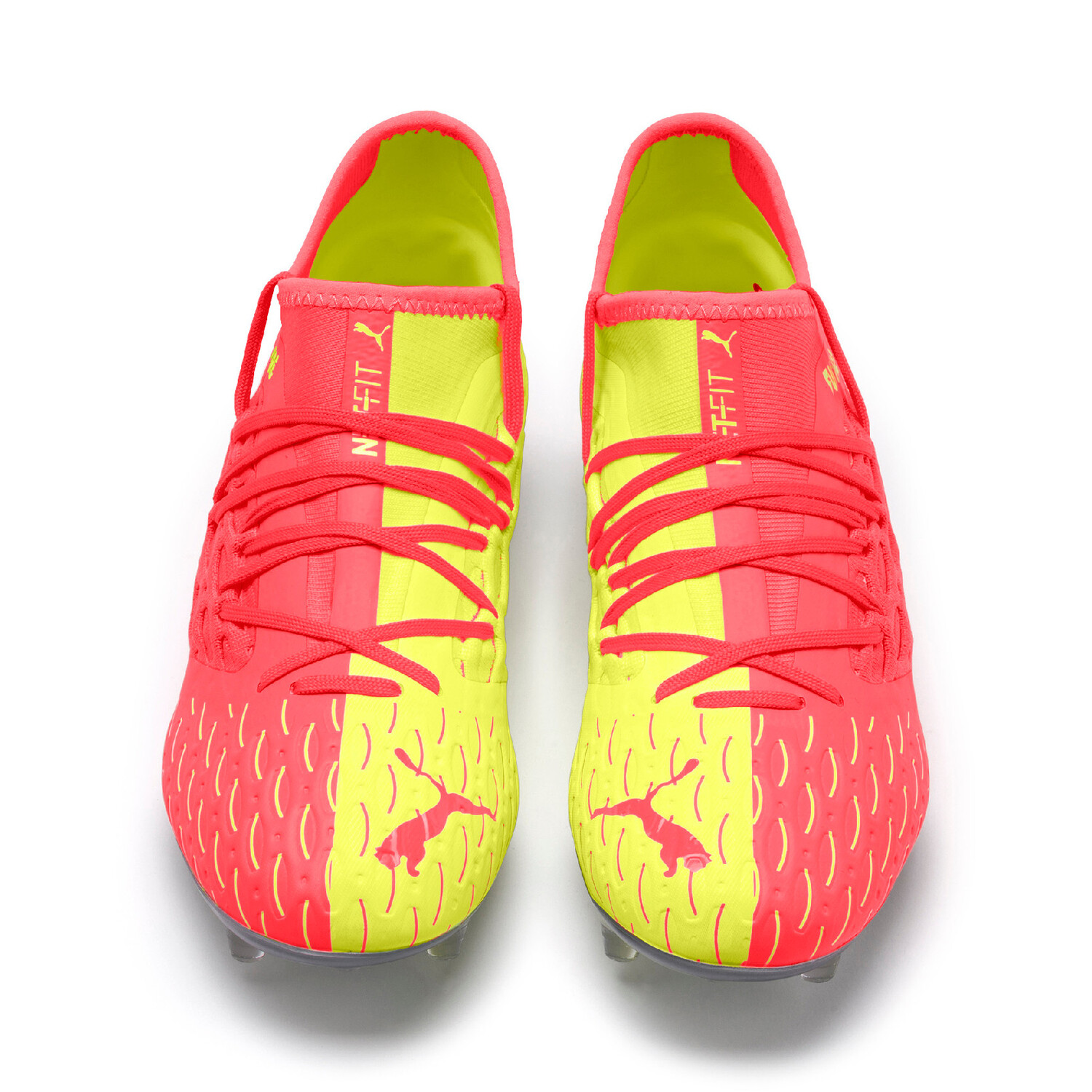 puma jaune et rose