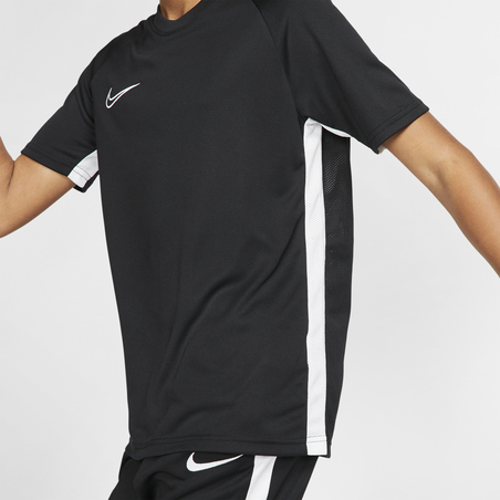 Maillot entraînement junior Nike noir blanc