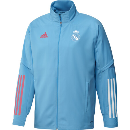 Veste entraînement Real Madrid bleu clair 2020/21