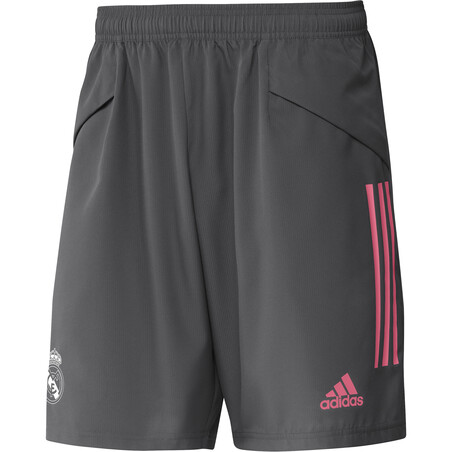 Short entraînement Real Madrid micro fibre gris rose 2020/21