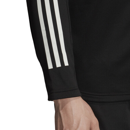 Sweat zippé entraînement adidas noir