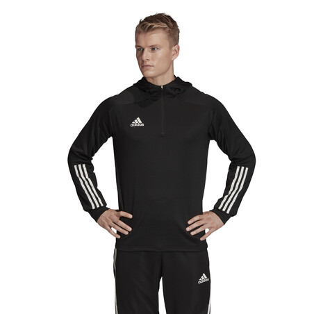 Sweat zippé entraînement adidas noir