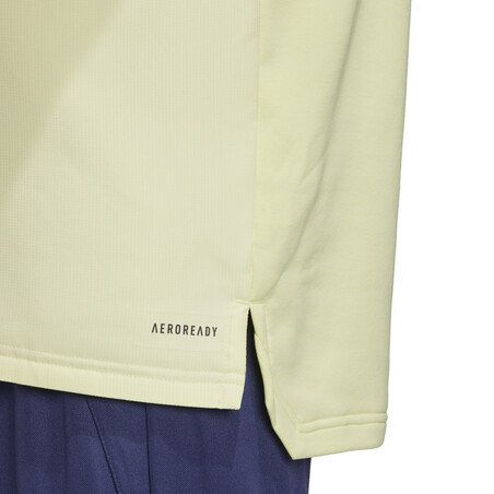 Sweat col montant Arsenal jaune 2020/21