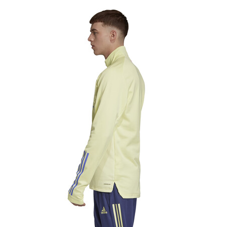 Sweat col montant Arsenal jaune 2020/21