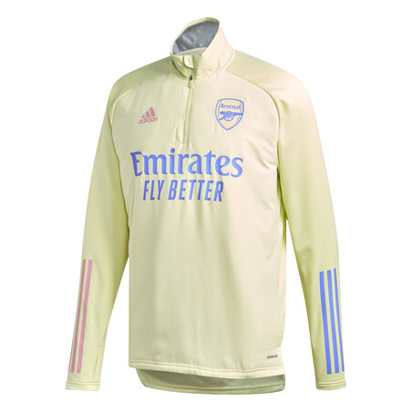 Sweat col montant Arsenal jaune 2020/21