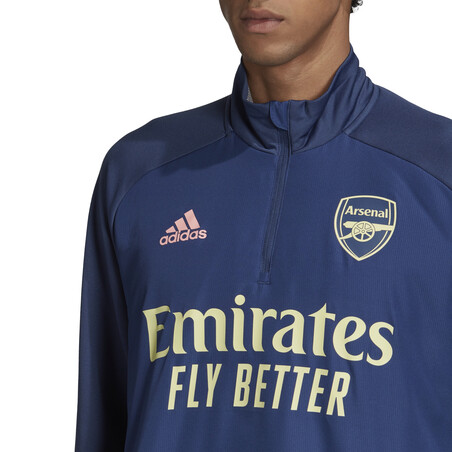 Sweat col montant Arsenal bleu 2020/21