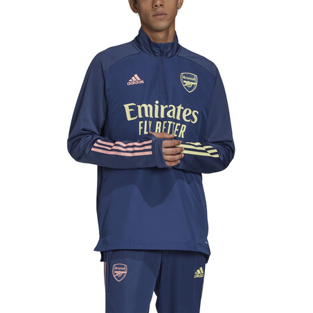 Sweat col montant Arsenal bleu 2020/21