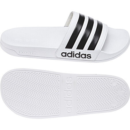Sandales ADILETTE blanc noir