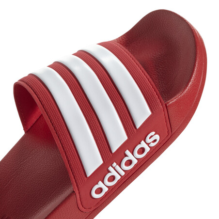 Sandales ADILETTE rouge blanc