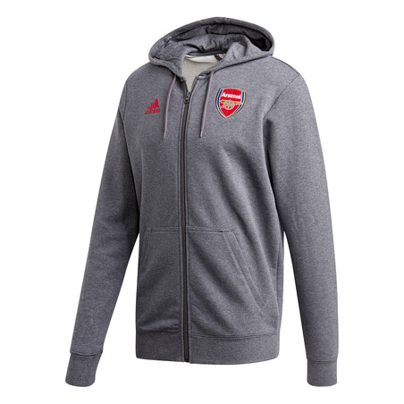 Veste survêtement Arsenal FZ HD gris rouge 2020/21