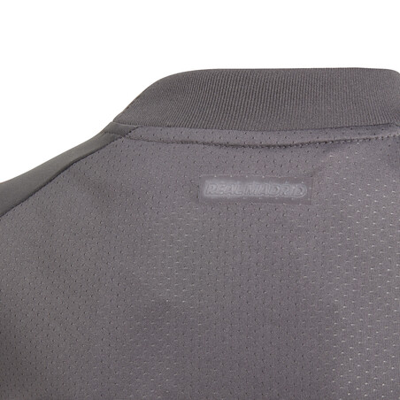Maillot entraînement junior Real Madrid gris rose 2020/21