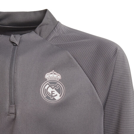 Sweat zippé junior Real Madrid gris rose 2020/21