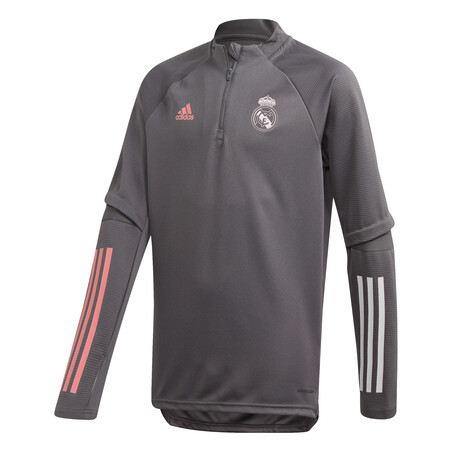 Sweat zippé junior Real Madrid gris rose 2020/21