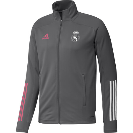 Ensemble survêtement Real Madrid gris rose 2020/21