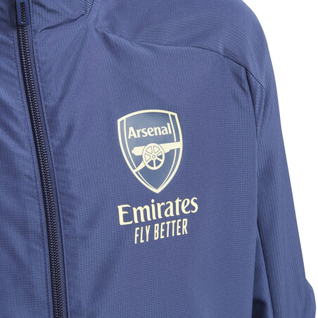 Veste entraînement junior Arsenal bleu 2020/21