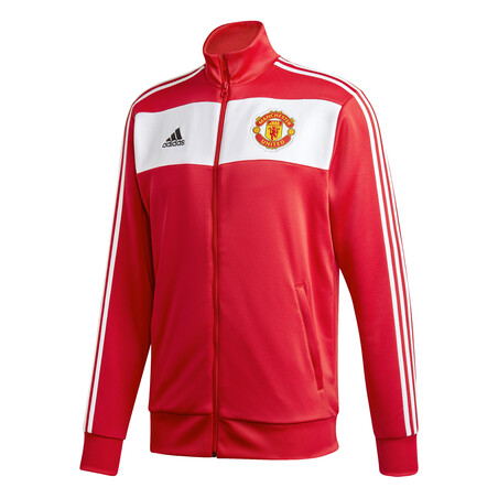 Veste survêtement Manchester United rouge blanc 2020/21