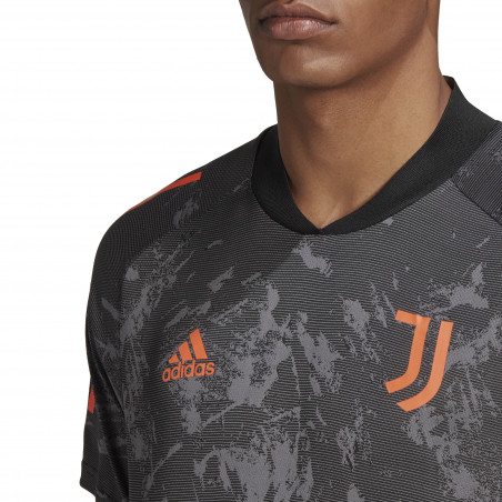 Maillot entraînement Juventus Europe noir orange 2020/21