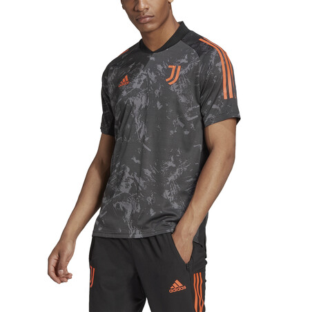 Maillot entraînement Juventus Europe noir orange 2020/21