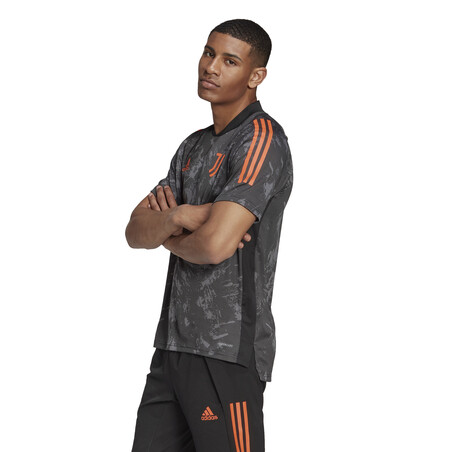 Maillot entraînement Juventus Europe noir orange 2020/21