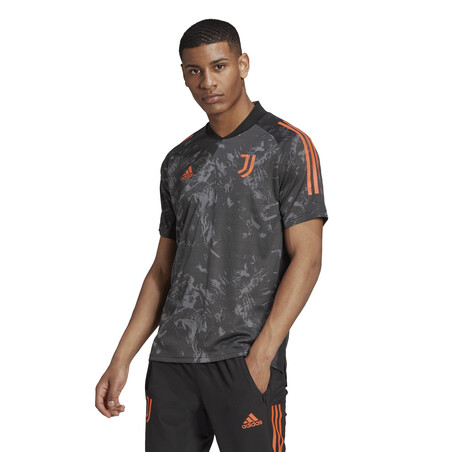 Maillot entraînement Juventus Europe noir orange 2020/21