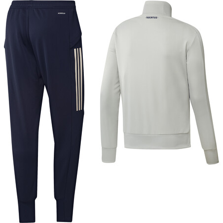 Ensemble survêtement Juventus blanc bleu 2020/21