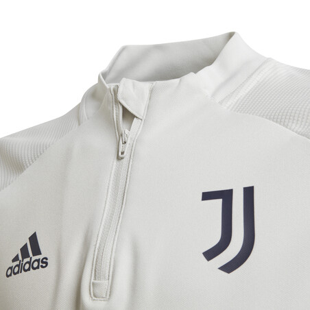 Sweat zippé junior Juventus blanc 2020/21
