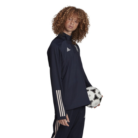 Sweat zippé col montant Juventus bleu foncé 2020/21