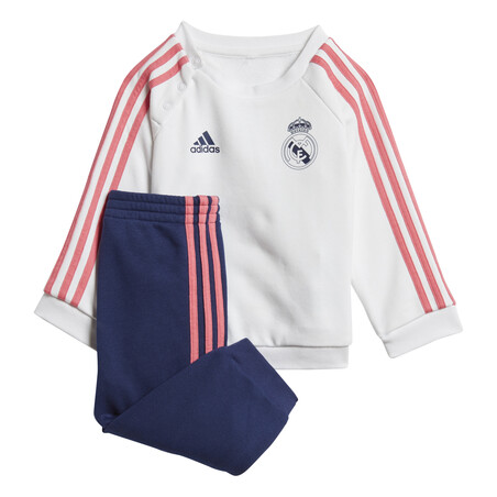 Ensemble survêtement bébé Real Madrid blanc bleu 2020/21