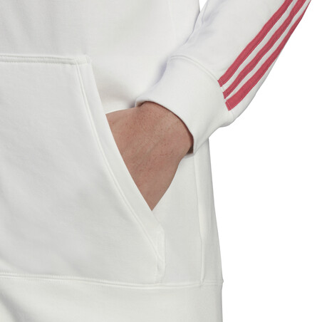 Veste survêtement Real Madrid FZ blanc rose 2020/21