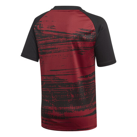 Maillot avant match junior Arsenal noir rouge 2020/21