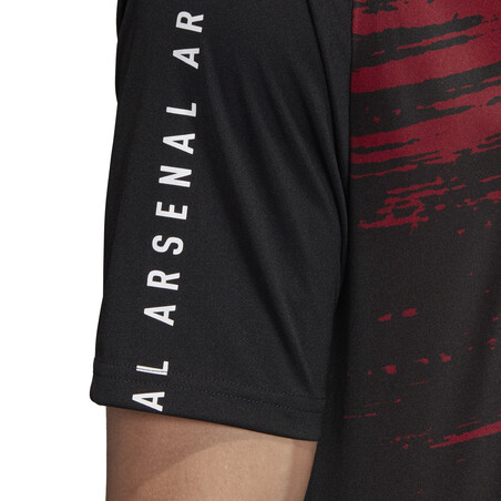 Maillot avant match Arsenal noir rouge 2020/21