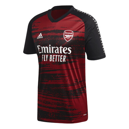 Maillot avant match Arsenal noir rouge 2020/21