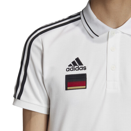 Polo Allemagne 3S blanc noir 2020