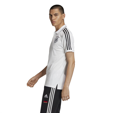 Polo Allemagne 3S blanc noir 2020