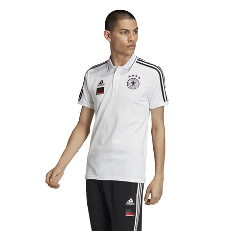 Polo Allemagne 3S blanc noir 2020