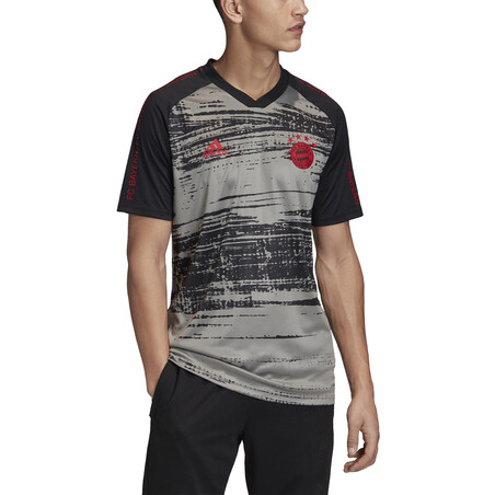 Maillot avant match Bayern Munich gris 2020/21