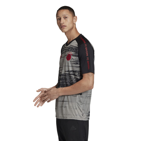 Maillot avant match Bayern Munich gris 2020/21