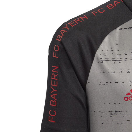 Maillot avant match junior Bayern Munich gris 2020/21