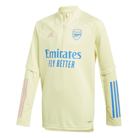 Sweat zippé junior Arsenal jaune 2020/21